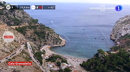 The fantastic images of Jávea from the helicopter of La Vuelta cyclist to Spain imagen 5