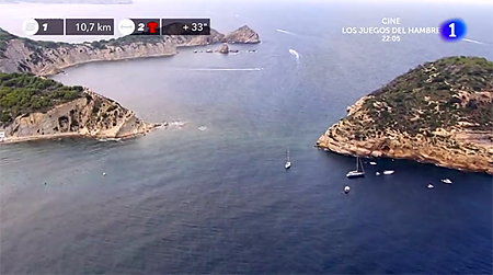 The fantastic images of Jávea from the helicopter of La Vuelta cyclist to Spain imagen 8