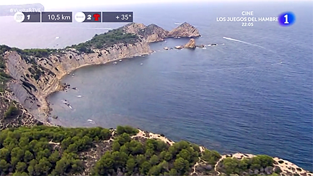 The fantastic images of Jávea from the helicopter of La Vuelta cyclist to Spain imagen 9