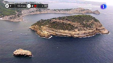 The fantastic images of Jávea from the helicopter of La Vuelta cyclist to Spain imagen 11