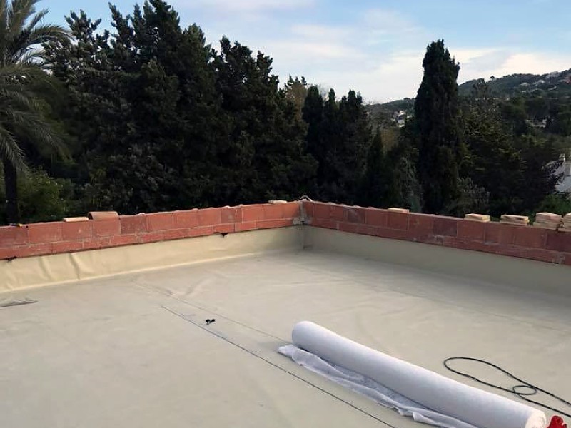 The advantages of waterproofing terraces with synthetic PVC